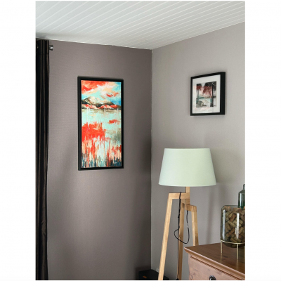 Paysage rouge, Nature Bleue